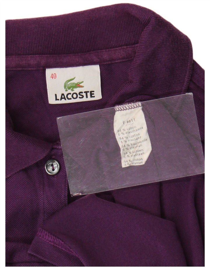 Lacoste ženska polo majica veličine 40 srednje ljubičasta pamuk