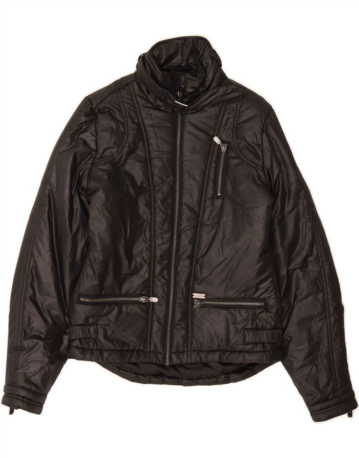 LEE Girls Padded Jacket 13-14 Years Black Polyester Vintage Lee and Second-Hand Lee from Messina Hembry 