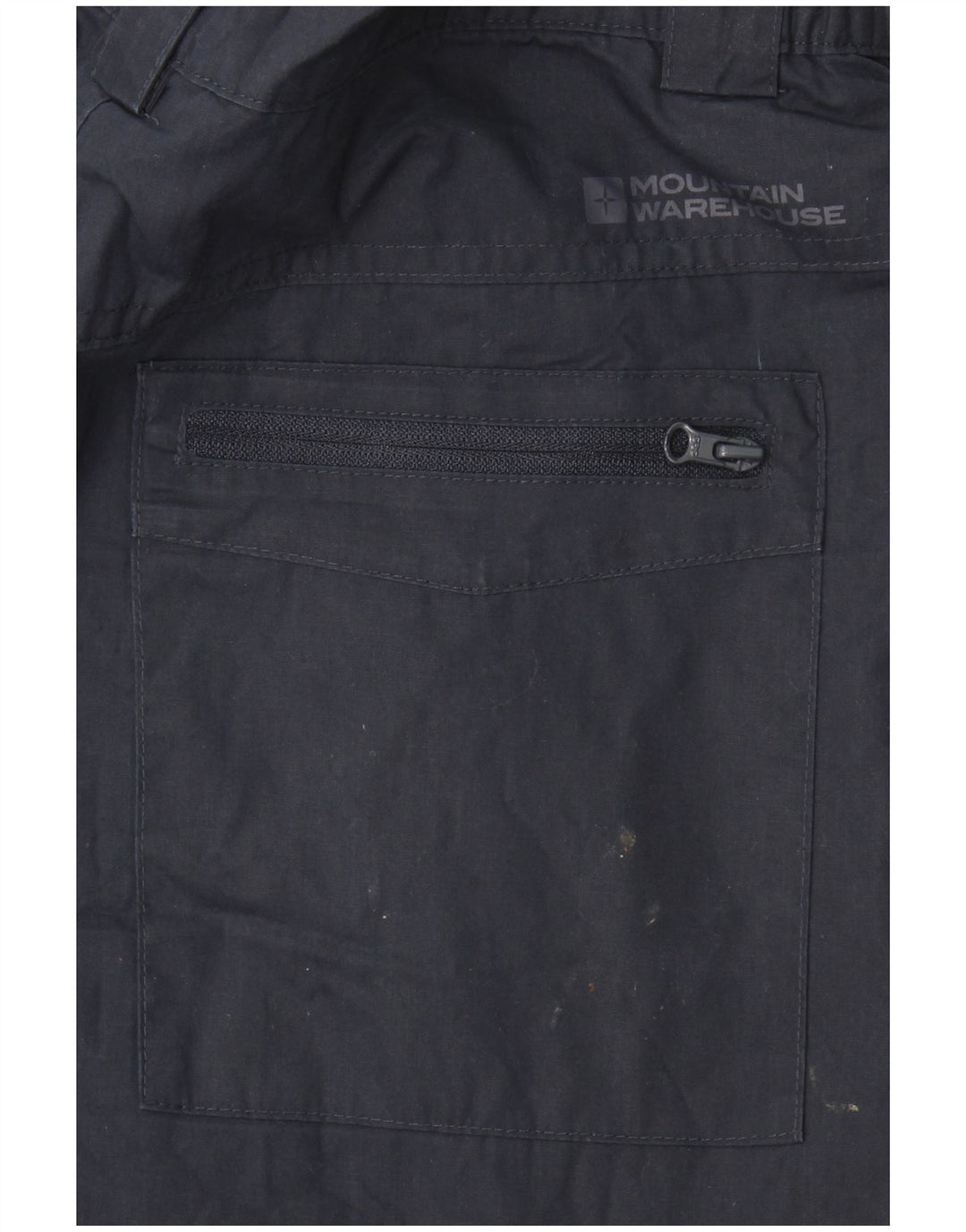 Mountain Warehouse muške ravne kargo hlače W30 L32 tamnoplavi poliester