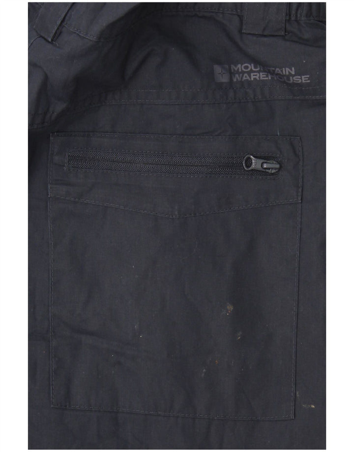 Mountain Warehouse muške ravne kargo hlače W30 L32 tamnoplavi poliester