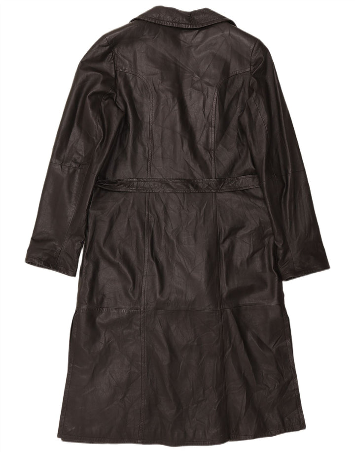 Vintage ženski kožni kaput IT 50 XL smeđa koža