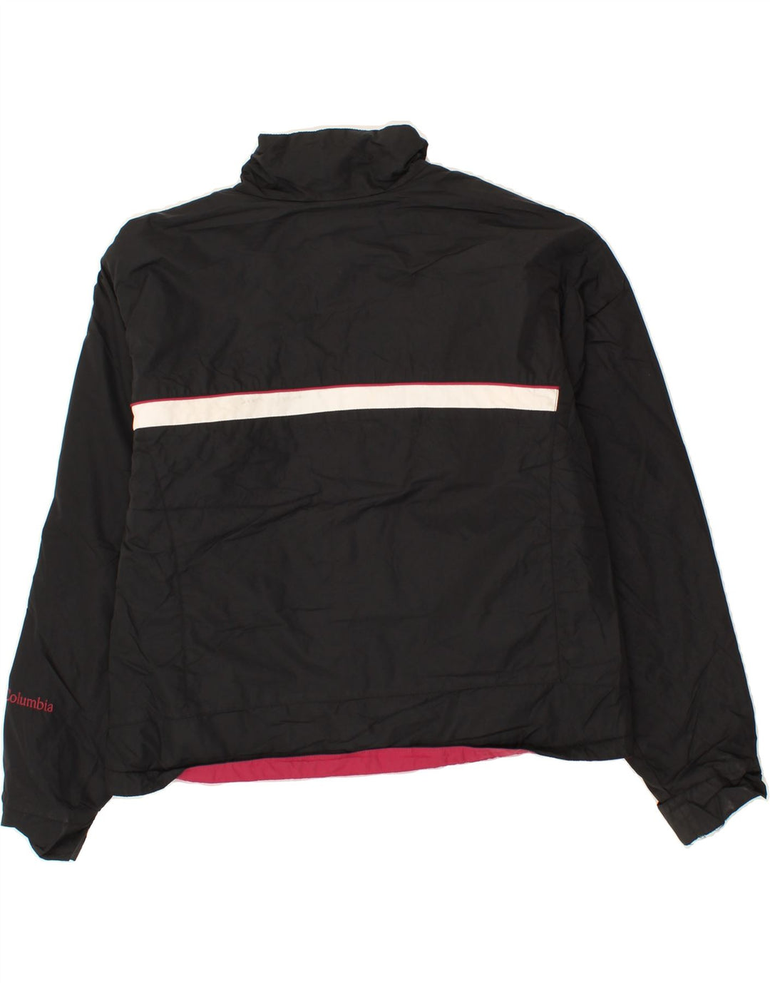 COLUMBIA Womens Windbreaker Jacket UK 18 XL Black Nylon Vintage Columbia and Second-Hand Columbia from Messina Hembry 