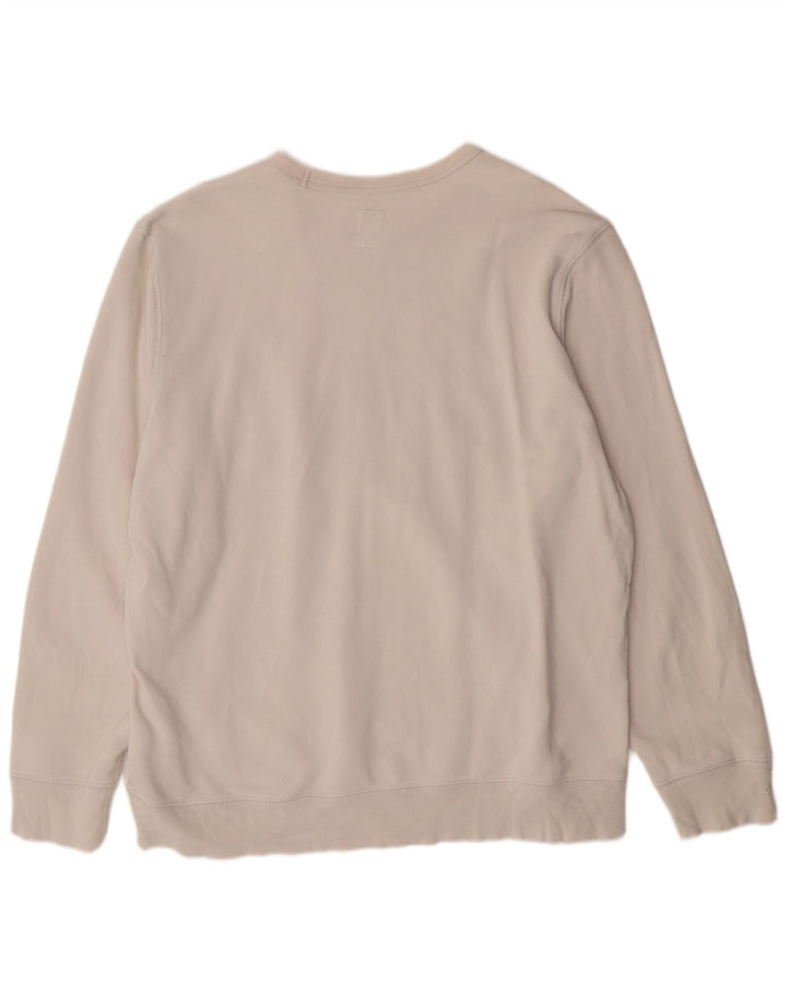 GAP muški džemper s grafičkim motivima XL bijeli pamuk