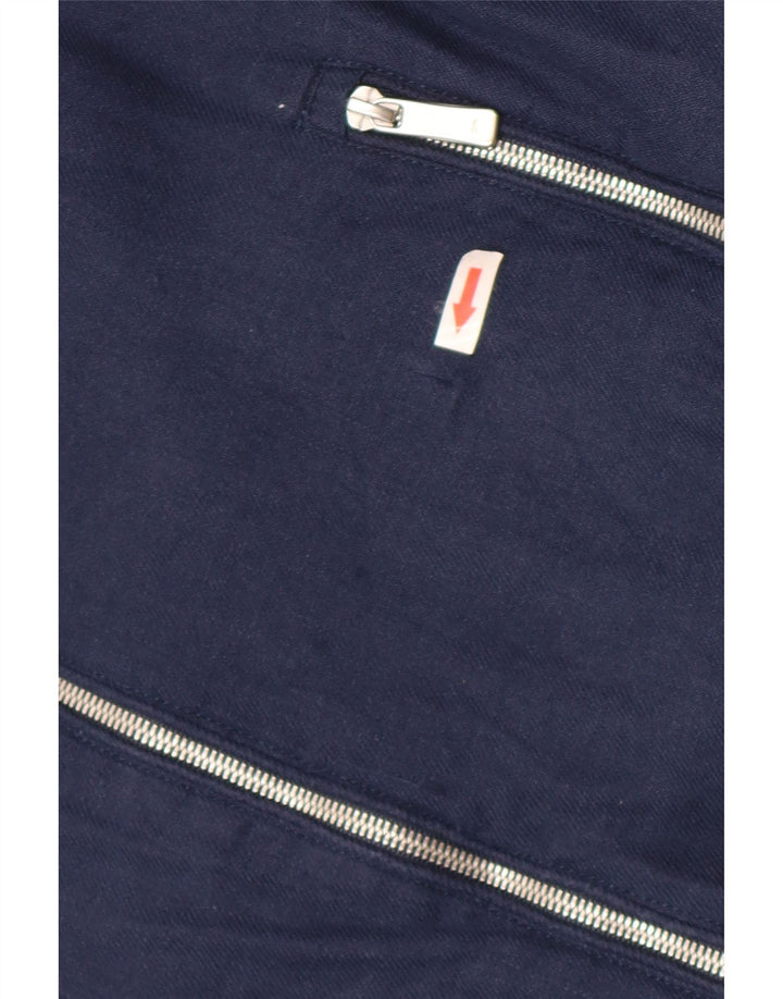 Zara muška bomber jakna UK 40 Large tamnoplavo platno
