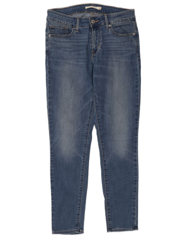 Levi's ženske 711 uske traperice W26 L27 plavi pamuk
