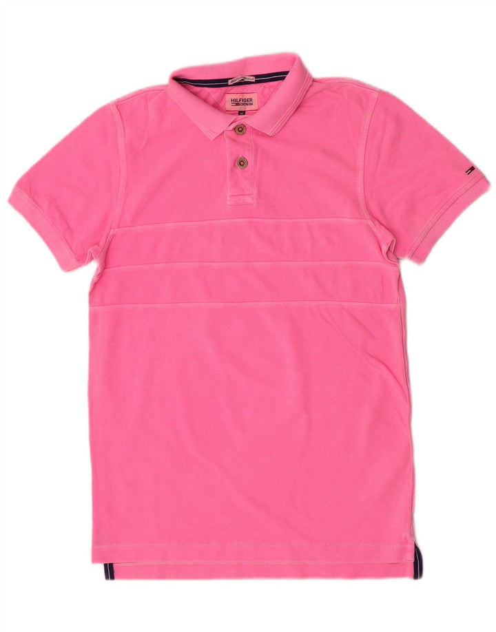 Tommy Hilfiger muška polo majica Srednje ružičasti pamuk