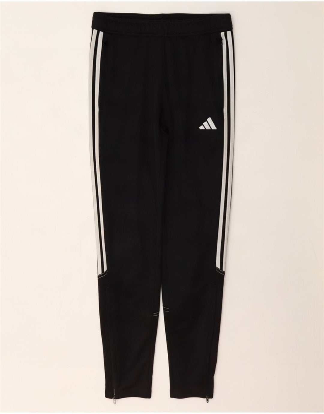 Obične hlače od trenirke Adidas za dječake od 13 do 14 godina, crne od poliestera