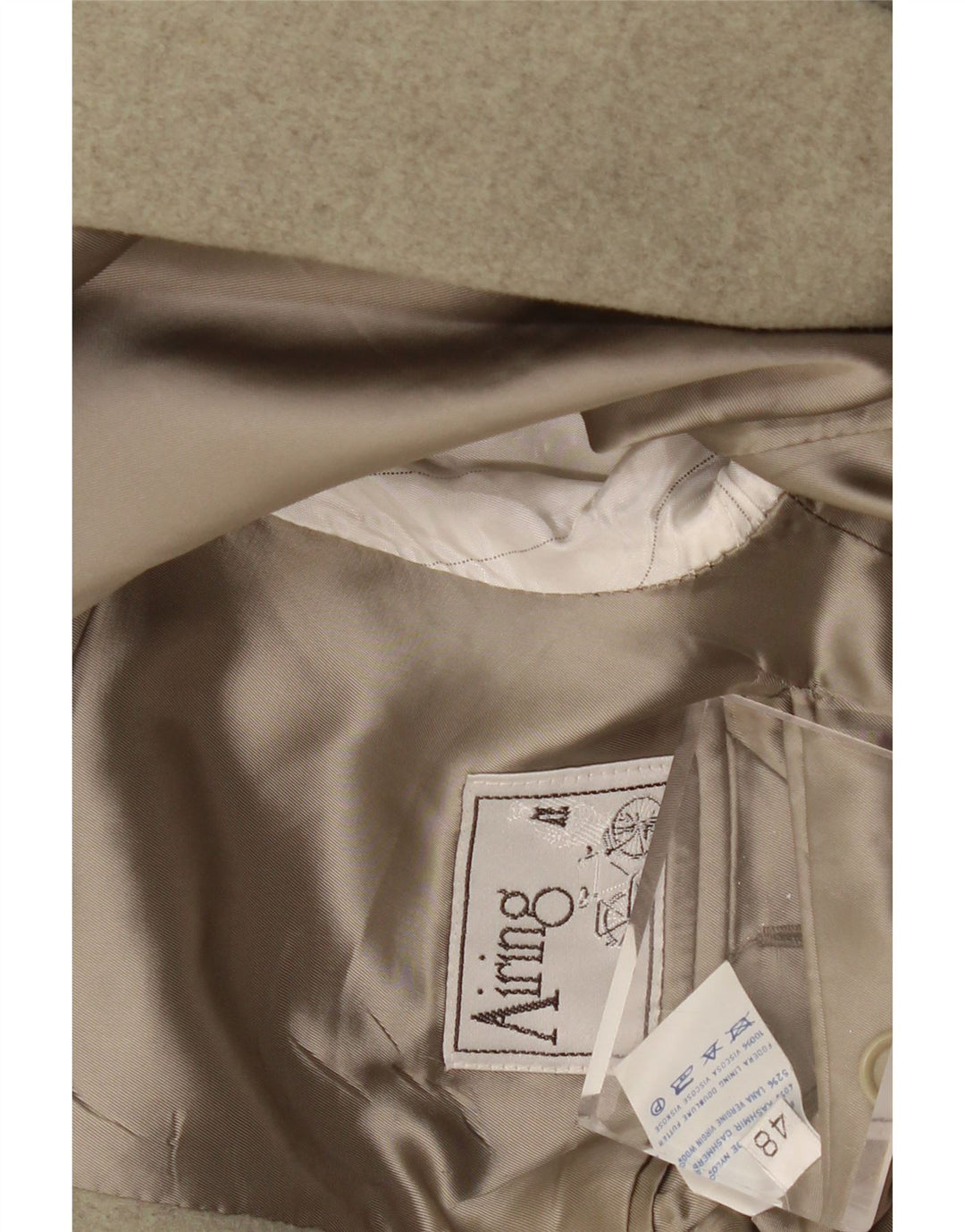 VINTAGE Muška jakna sa 2 gumba IT 48 Srednje zeleni poliamid