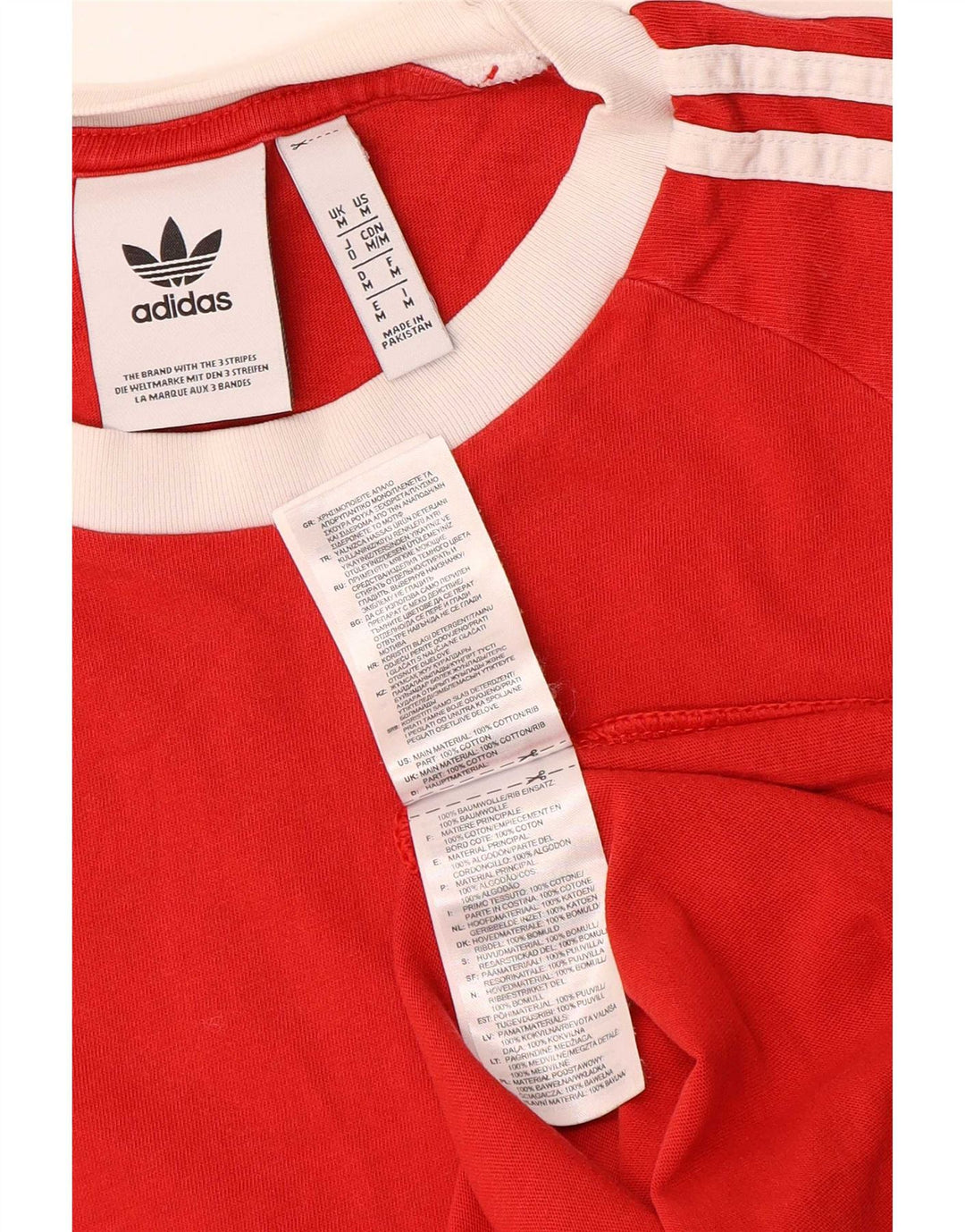 Adidas muška majica kratkih rukava Srednje crveni pamuk