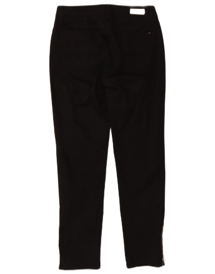TOMMY HILFIGER Ženske Milan RW ležerne hlače US 6 srednje W28 L27 crne