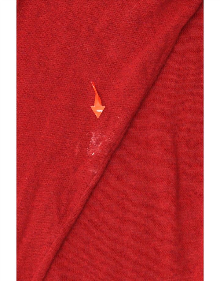 SUPERDRY Muški pulover s V-izrezom Veliki crveni pamuk