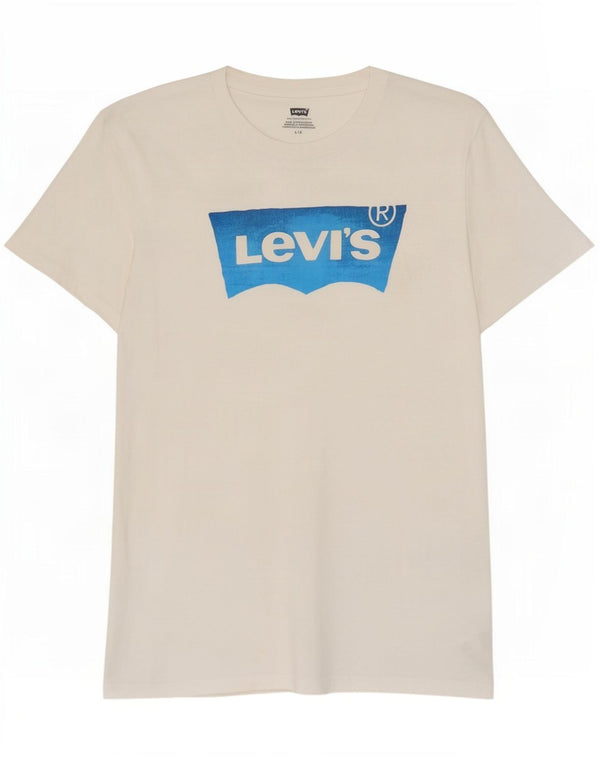 Levi's muška majica s grafičkim motivima, veliki bijeli pamuk