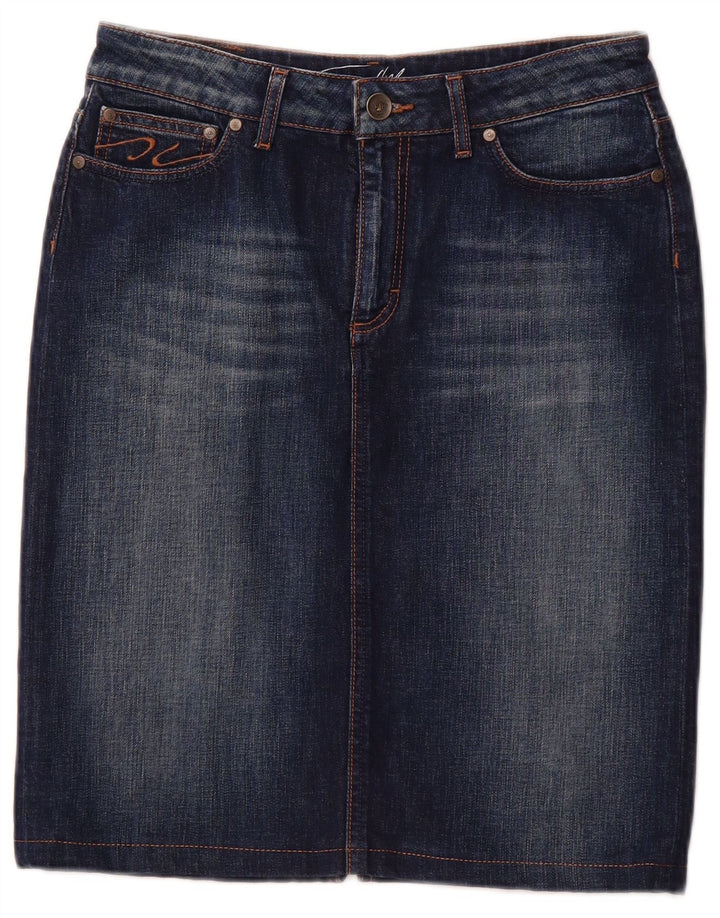 TOMMY HILFIGER ženska traper suknja US 10 Large W30 tamnoplavi pamuk