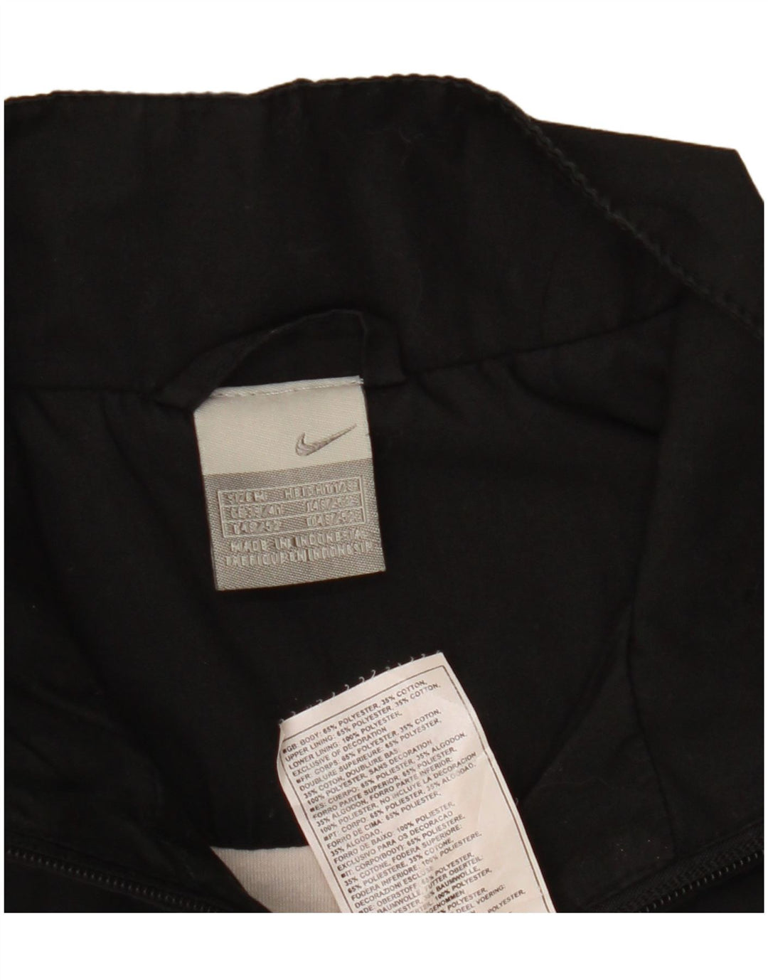 Nike muška trenirka gornja jakna UK 39/41 srednje crna poliester u boji