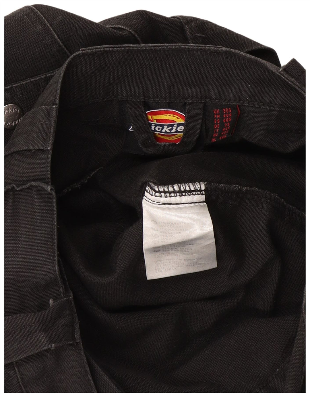 Dickies muške ravne kargo hlače W30 L28 sivi poliester u boji