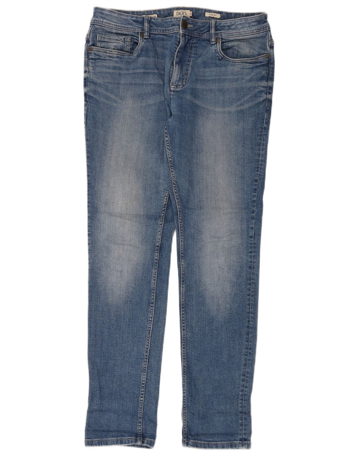 Dack's muške uske traperice IT 50 Large W34 L32 Plavi pamuk