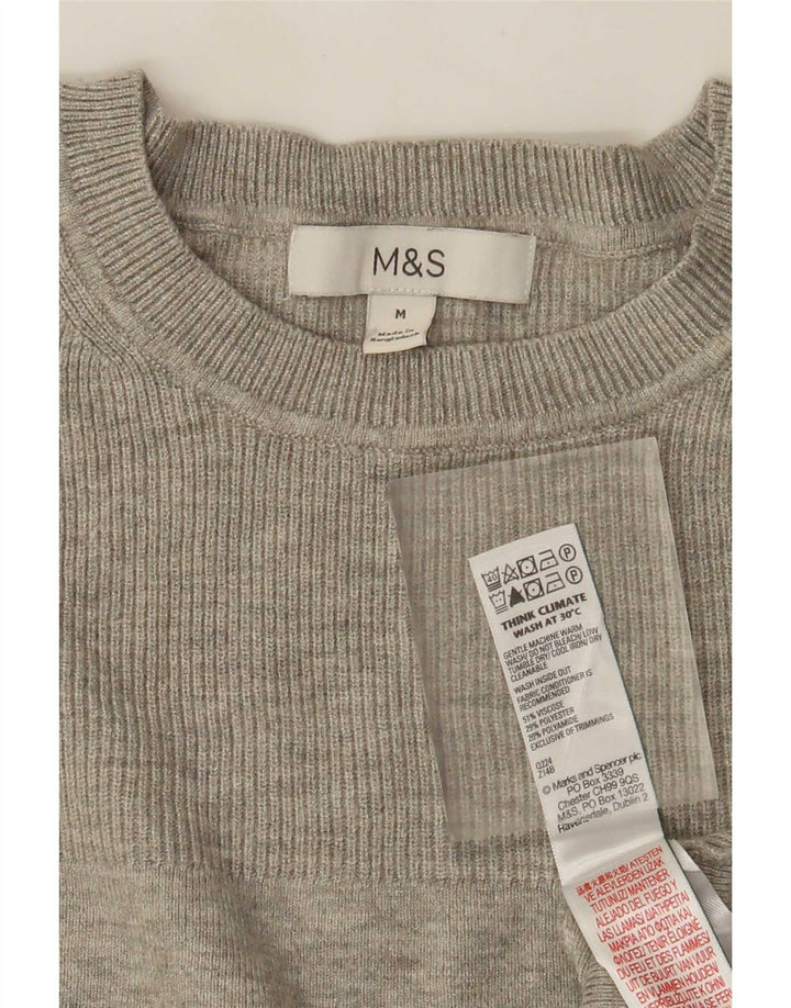 Marks & Spencer ženska majica dugih rukava UK 12 srednje siva viskoza