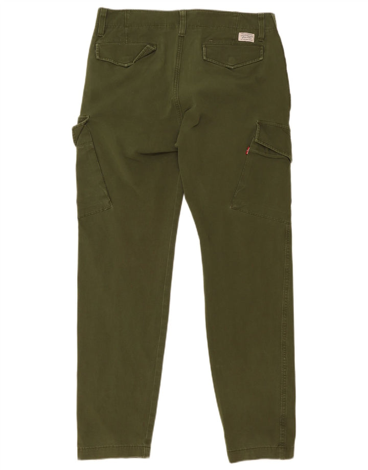 Levi's muške uske kargo hlače W31 L30 Zeleni pamuk