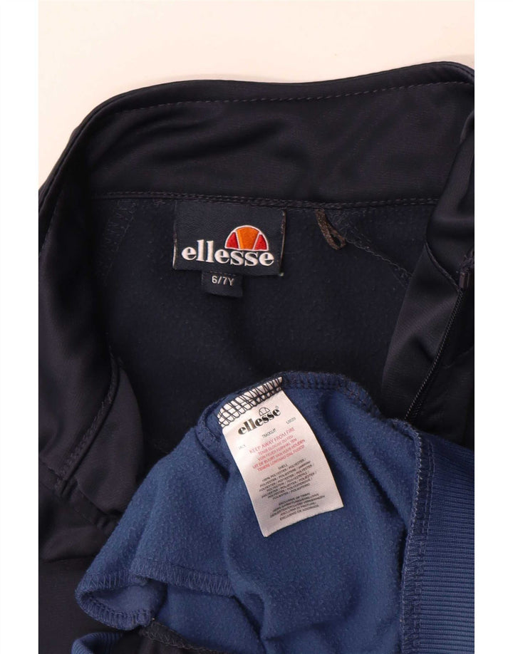 Ellesse puna trenirka za dječake 6-7 godina Navy Blue Colourblock Poliester