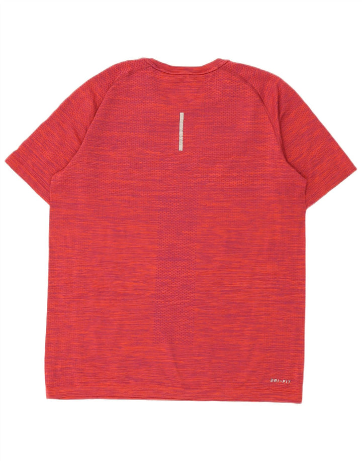 Nike Dri Fit majica kratkih rukava, veliki crveni najlon