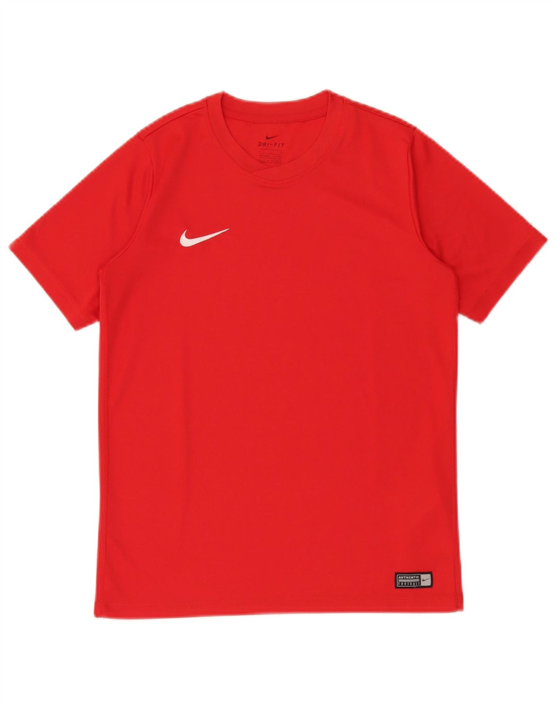 Nike Boys Dri Fit T-Shirt Top 12-13 Years Large Red Poliester