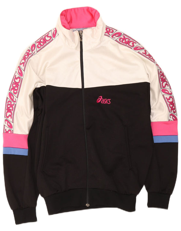 Asics ženska gornja jakna trenirke UK 18 XL Black Colourblock