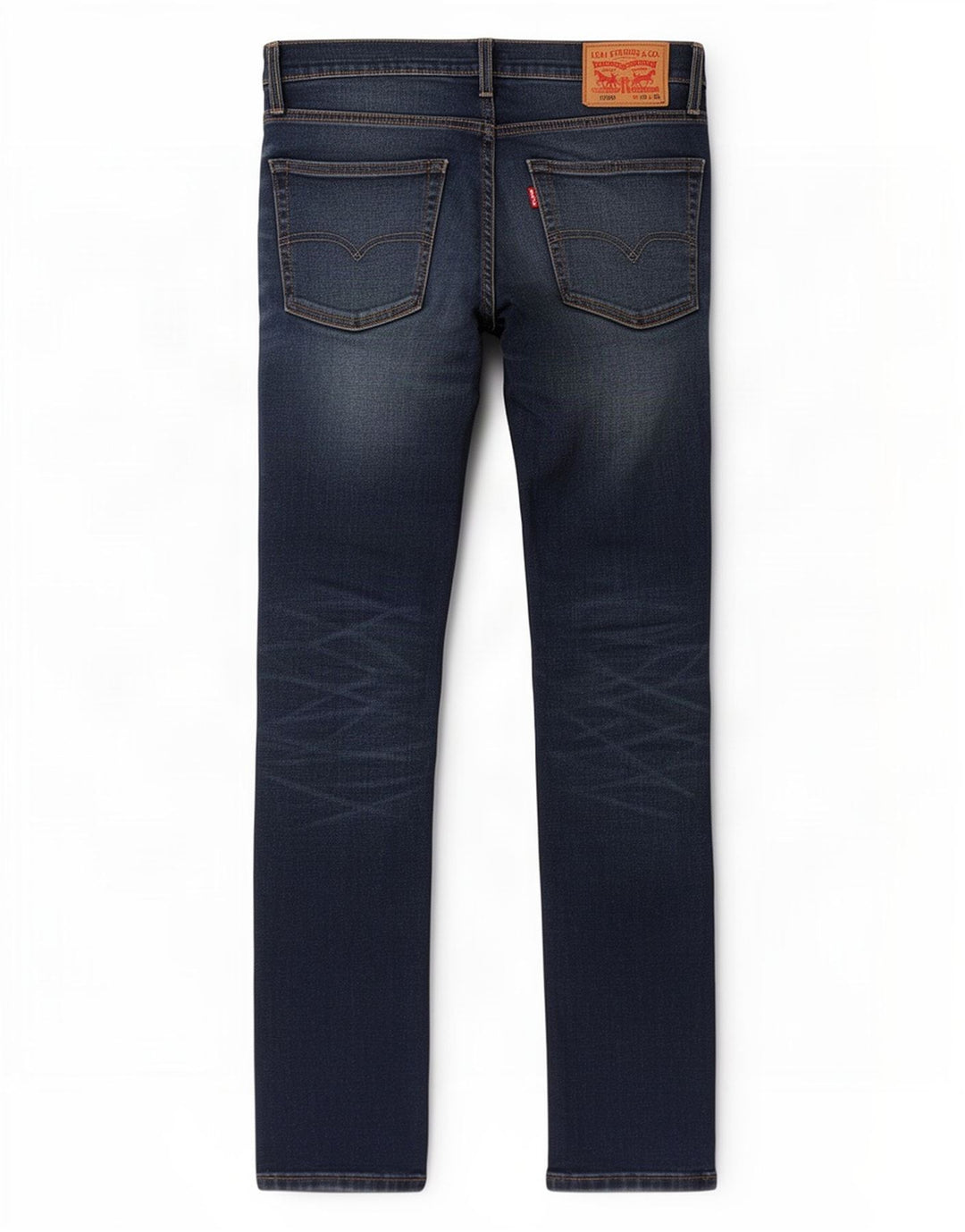 Levi's muške uske traperice W30 L33 tamnoplavi pamuk
