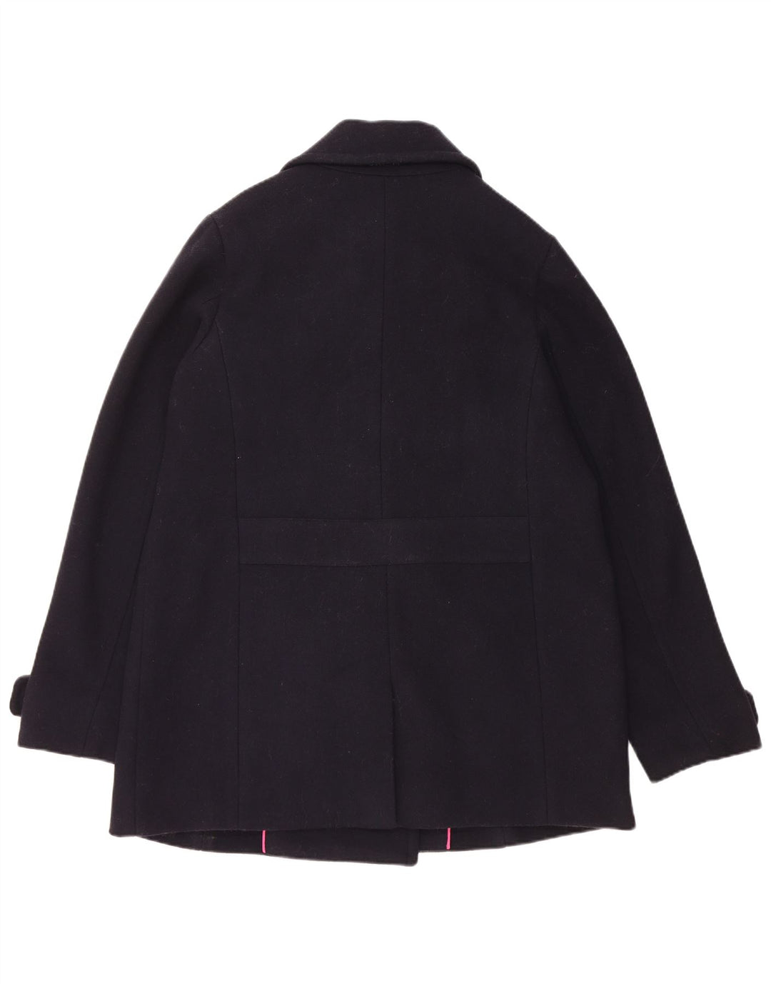 Crew Clothing Ženski graškasti kaput UK 14 Srednje tamnoplava vuna