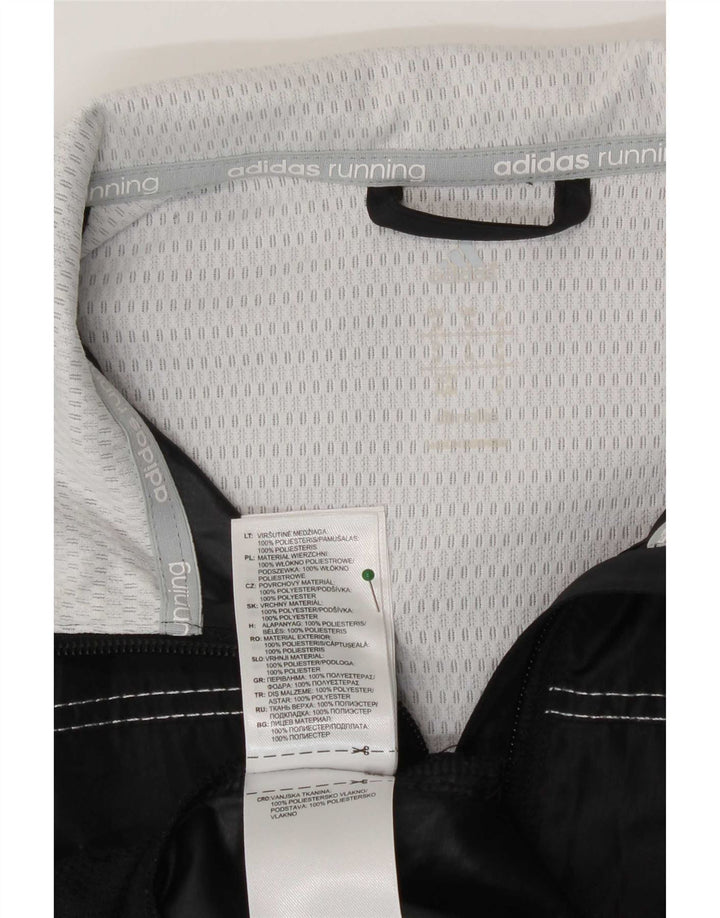 Adidas muška gornja jakna trenirke srednje crne boje od poliestera