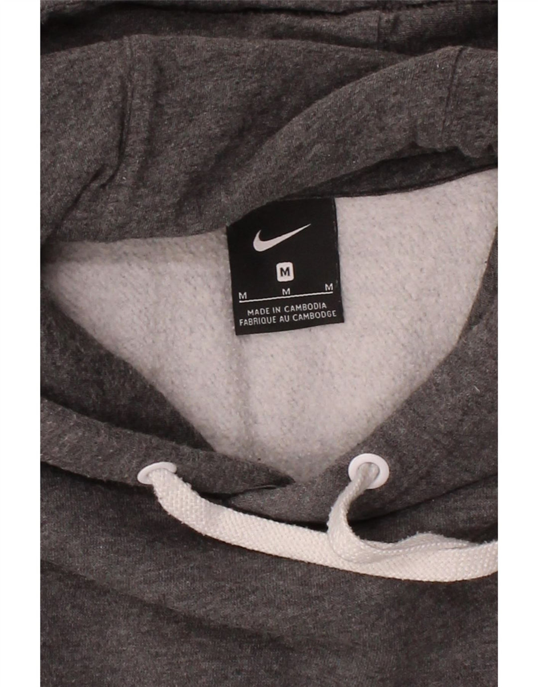 NIKE Mens Hoodie Jumper Medium Grey Cotton Vintage Nike and Second-Hand Nike from Messina Hembry 