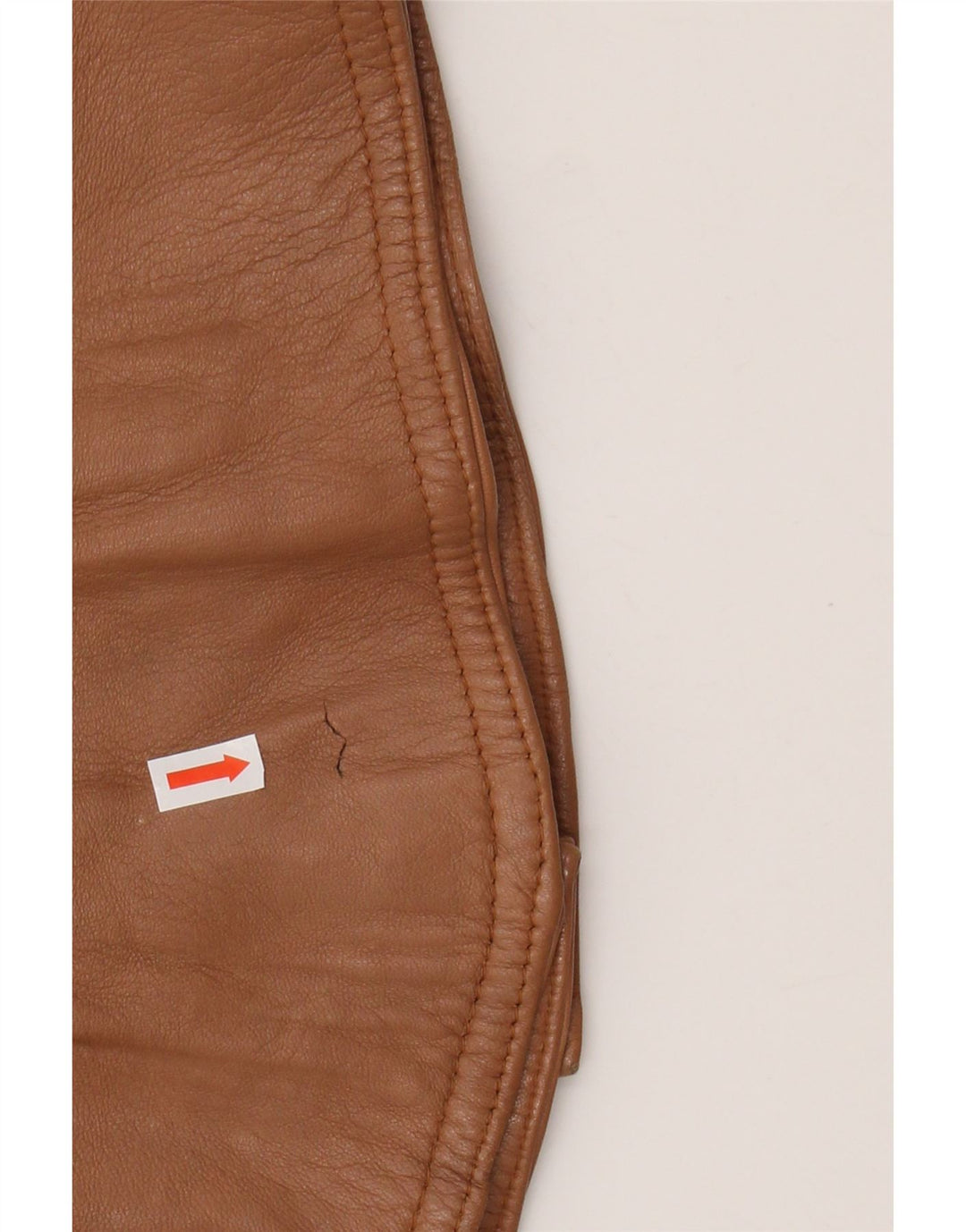 Vintage ženska kožna jakna UK 14 Srednje smeđa koža