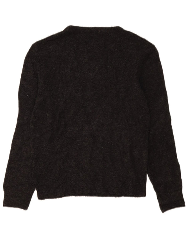 Marks & Spencer ženski džemper s veznim izrezom UK 10 Small Gray