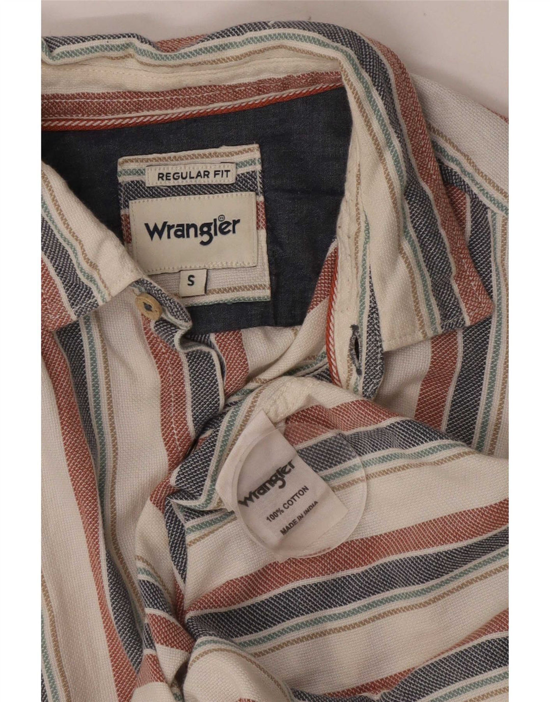 Wrangler muška majica standardnog kroja, mala pamučna raznobojna prugasta majica