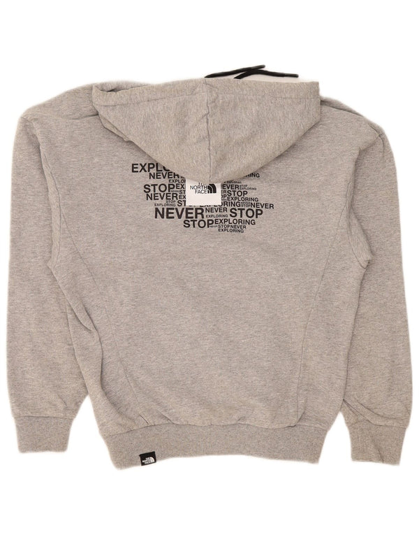 The North Face ženska velika majica s kapuljačom UK 10 Mali sivi pamuk