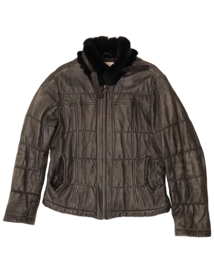 Bata and More Ženska kožna jakna IT 48 XL siva koža