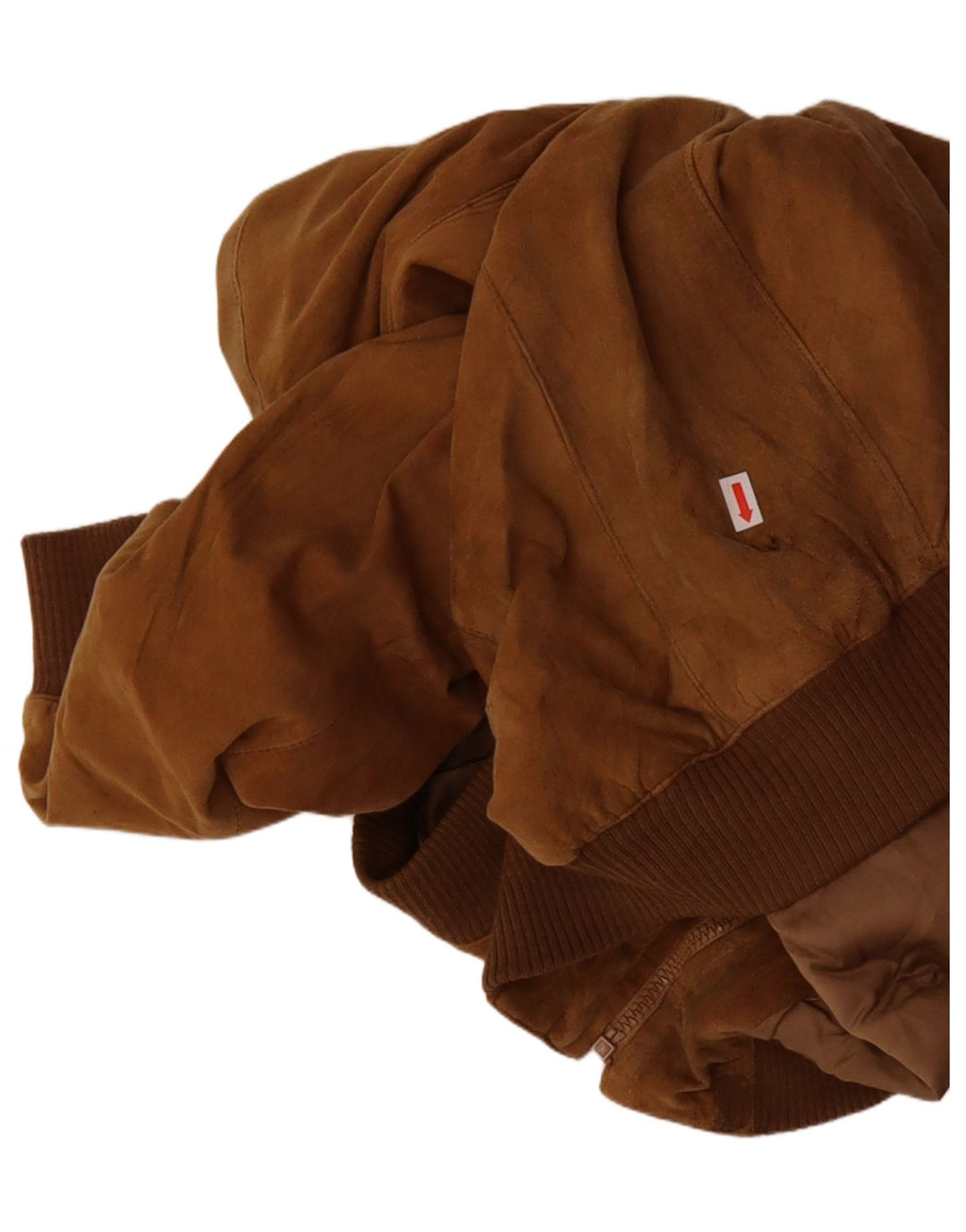 VINTAGE Mens Bomber Jacket IT 54 2XL Brown Vintage Vintage and Second-Hand Vintage from Messina Hembry 