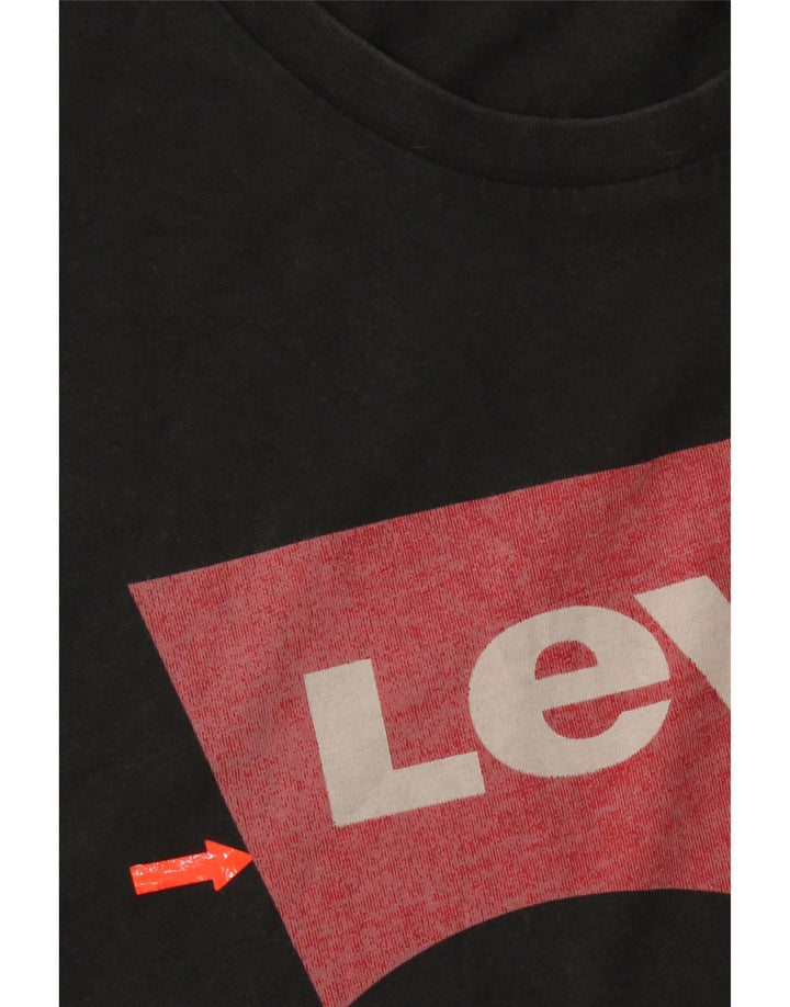 Levi's muška majica s grafičkim motivima XL, crni pamuk