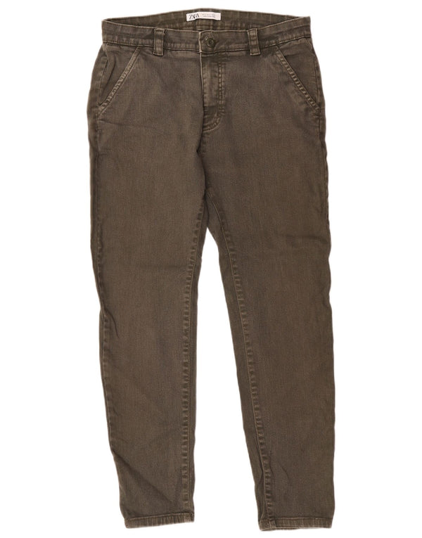 Zara muške sužene traperice EU 42 Large W32 L28 Kaki
