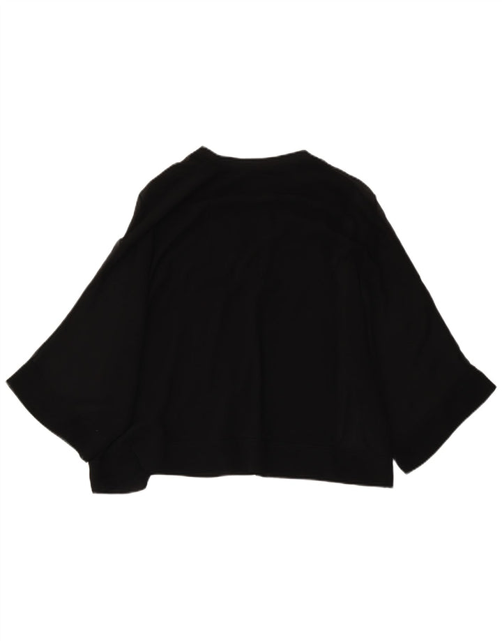 Zara ženska gornja bluza s 3/4 rukavima UK 6 XS crni poliester