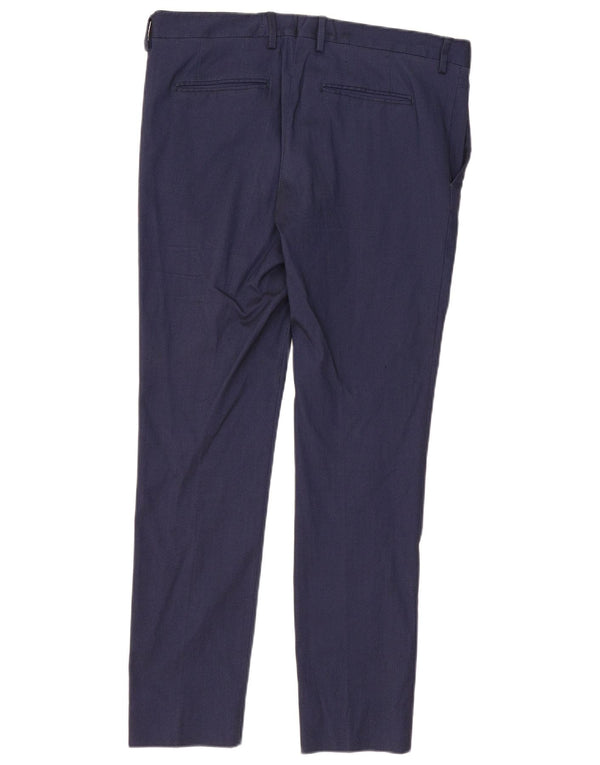 Zara muške uske chino hlače EU 44 Large W34 L32 tamnoplave