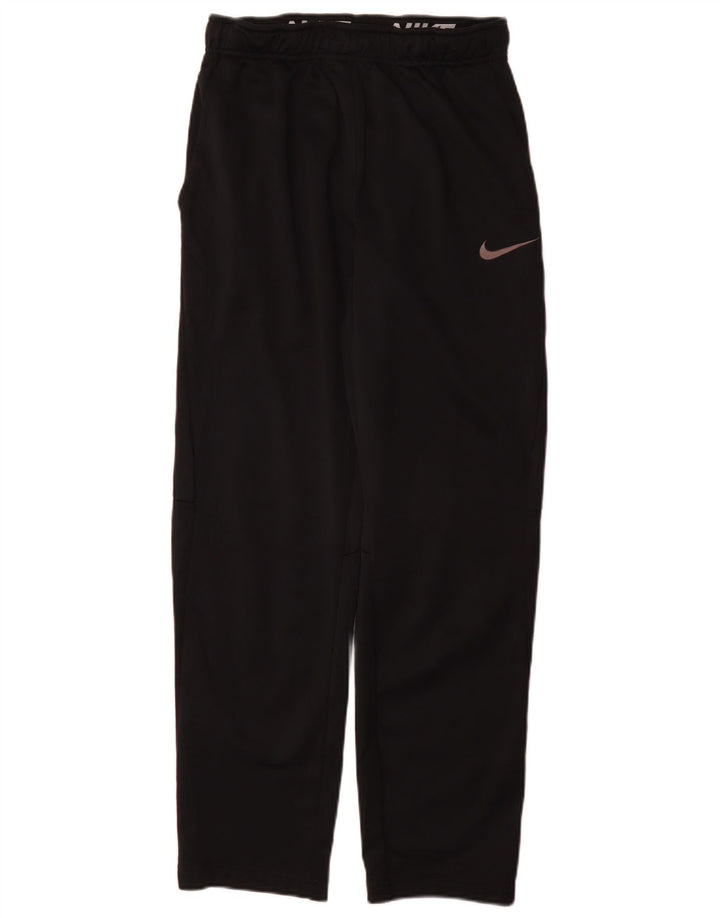 Male crne sportske hlače od poliestera Nike za mušku trenirku