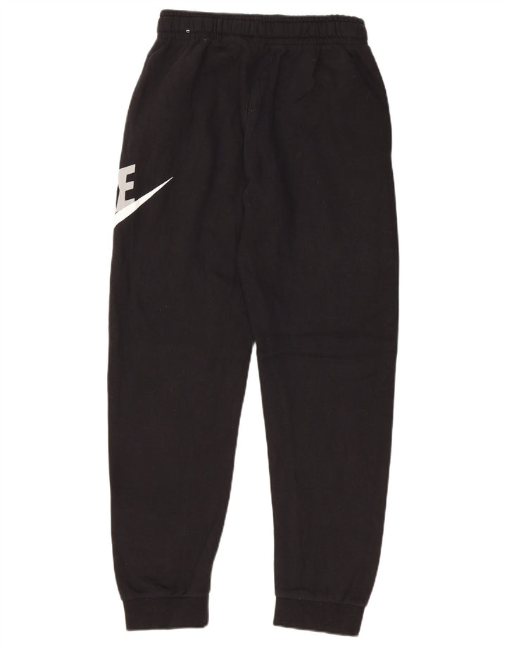 NIKE Boys Graphic Trenirka Hlače Joggers 12-13 Years Large Black