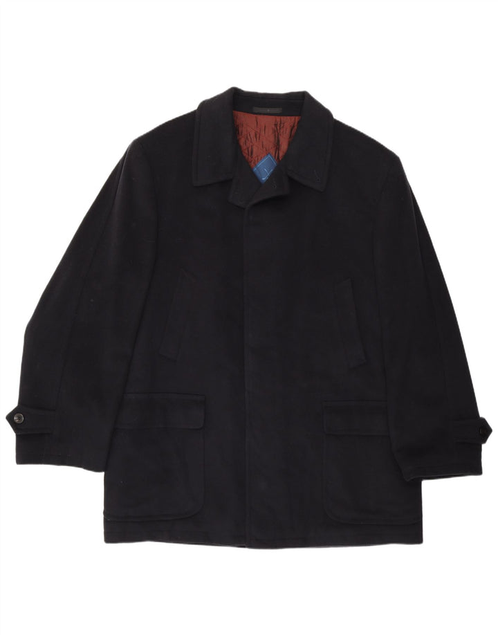 VINTAGE muški kaput IT 52 XL tamnoplavi kašmir