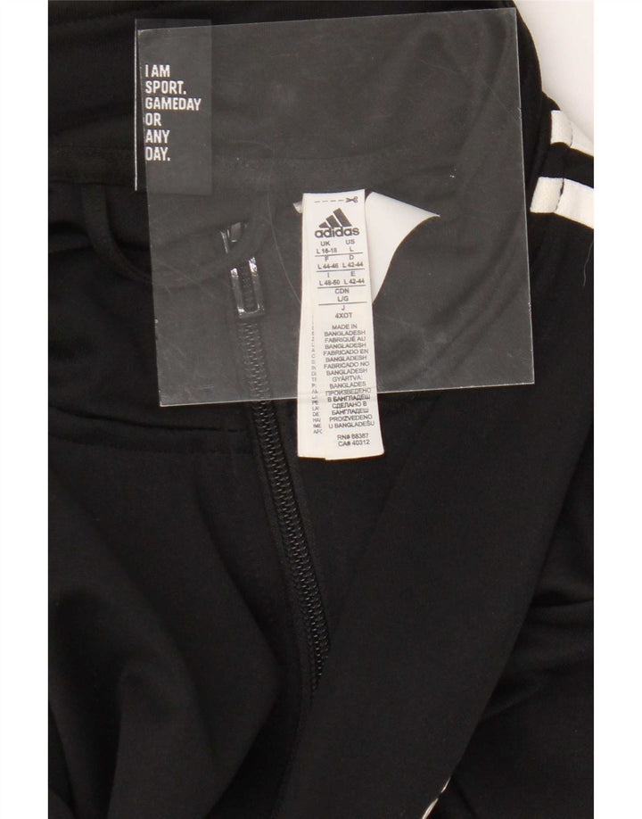 Adidas ženska gornja jakna trenirke UK 16/18 veliki crni poliester
