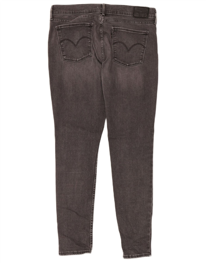 LEVI'S ženske 710 super uske traperice W32 L30 sivi pamuk