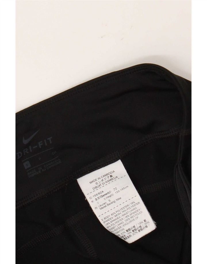 Nike ženske Climalite Capri tajice UK 10 male crne poliesterske