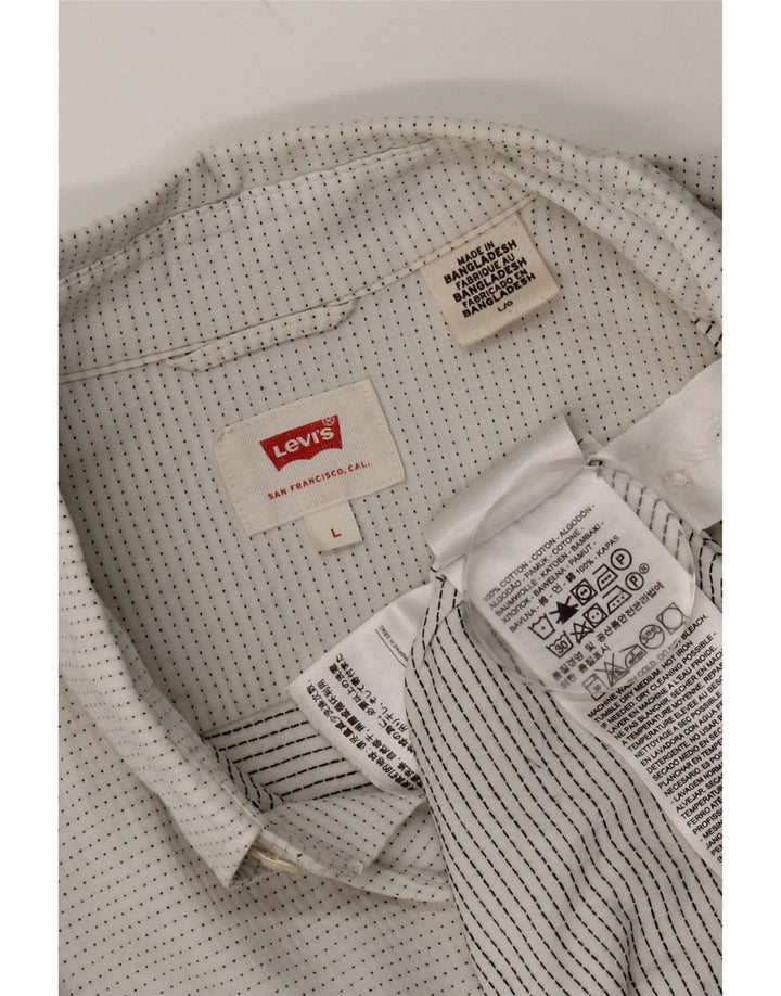 Levi's muška košulja, pamuk s velikim bijelim točkama