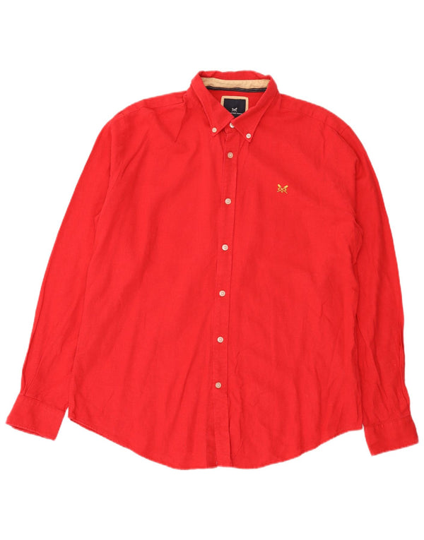Crew Clothing Muška košulja Large Red Lan