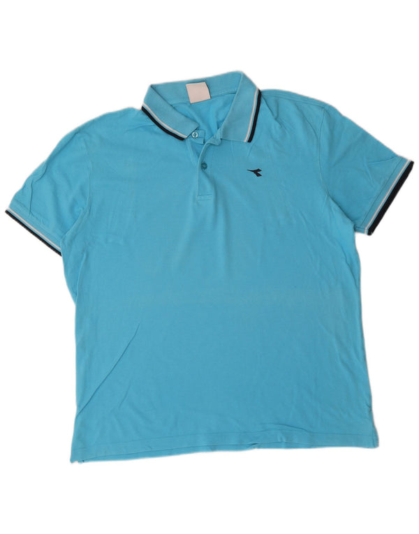 Diadora muška polo majica XL plavi pamuk