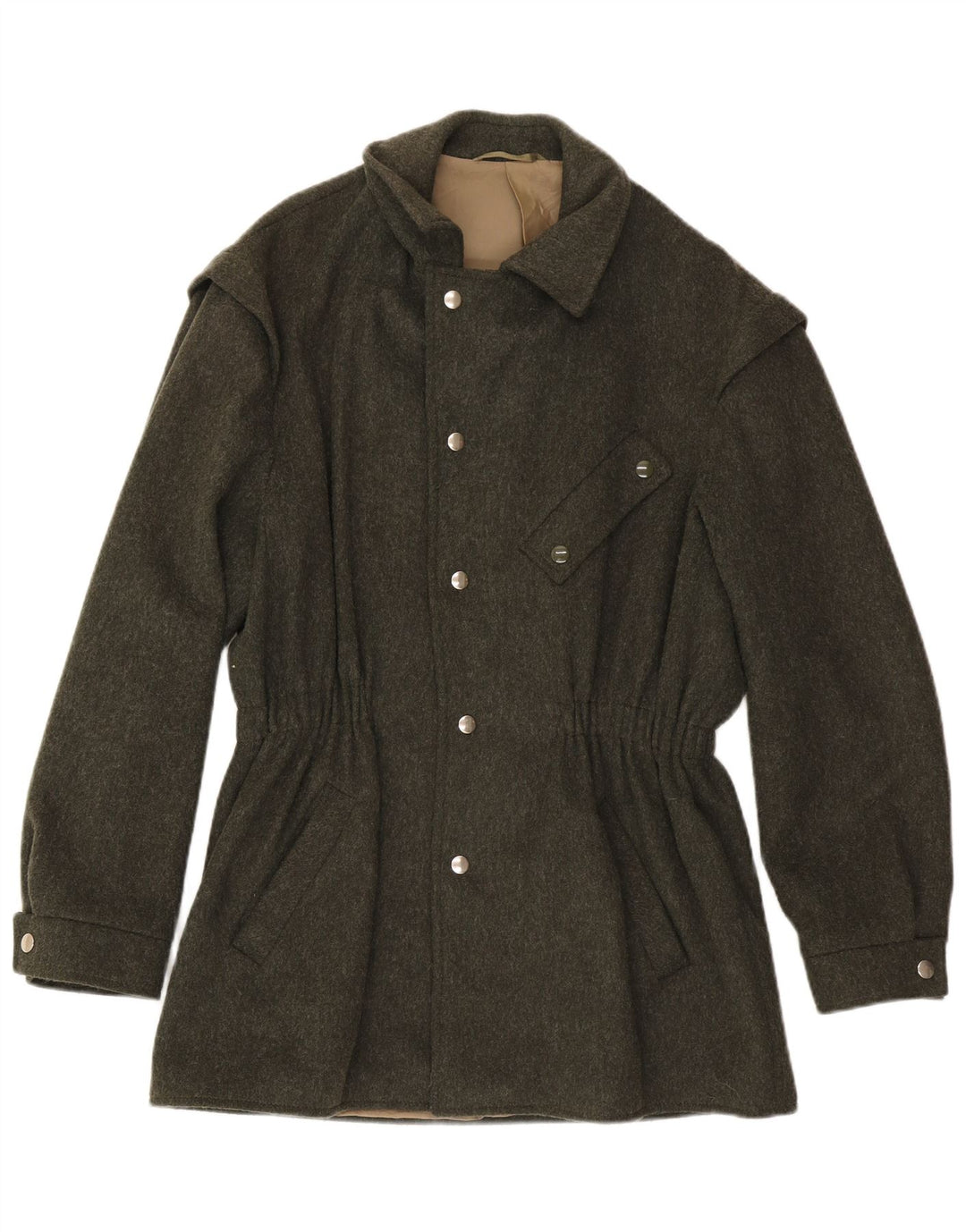 Vintage ženski kaput IT 50 XL kaki boje